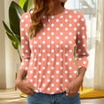 thumbnail image 2 of My Items Beifu Boho Tops For Women Plus Size Womens Tops Long Sleeve Plus Size Women Blouses For Work Professional Tshirts Shirts For Women Cotton Pack Womens Fall Clothes, 2 of 6