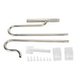thumbnail image 2 of Inflow Outflow Pipe Set Outflow Inflow Water Pipe with Acrylic Fixing Holder Adjustable 304 Stainless Steel Fish  Lily Pipe with  Skimmer for Aquarium Filter, 2 of 8