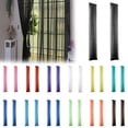 thumbnail image 4 of Gold Yellow Sheer Window Curtain Panels, Light Filtering Window Treatments, Long Sheer Curtains for Living Room & Bedroom, 2-Pack Lightweight Sheer Drapes, Gold Home decor &, 4 of 4