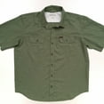 thumbnail image 2 of Orvis Men's Short Sleeve Woven Shirt Olive, 2 of 7