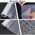 thumbnail image 3 of Window Privacy Film Stripe Patterns Window Frosting Film UV Blocking Window Sticker for DIY Making, 3 of 7