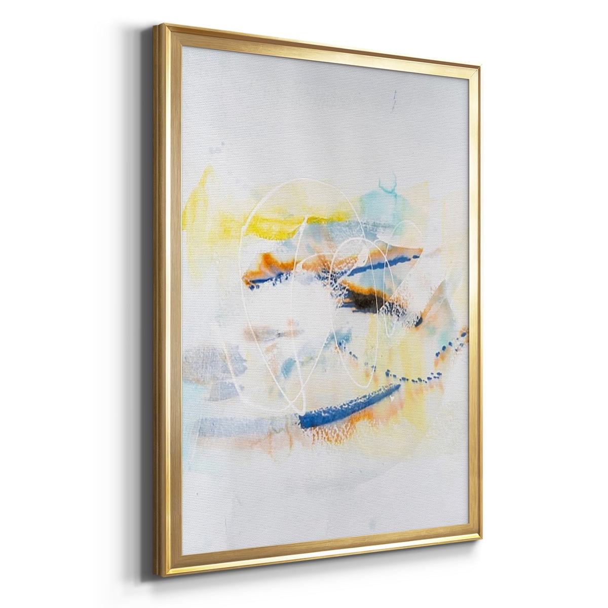 Spacial I Premium Framed Print, in Gold, Black, or Silver - Ready to Hang