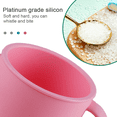 thumbnail image 3 of Vaso de entrenamiento de silicona para bebés, vaso de aprendizaje para niños pequeños con dos asas, vaso abierto para bebés, 6 meses o más, 3 of 5