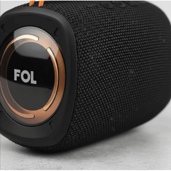 Bocina Fol Bluetooth Recargable Luz Led - Tws - Portatil 12w