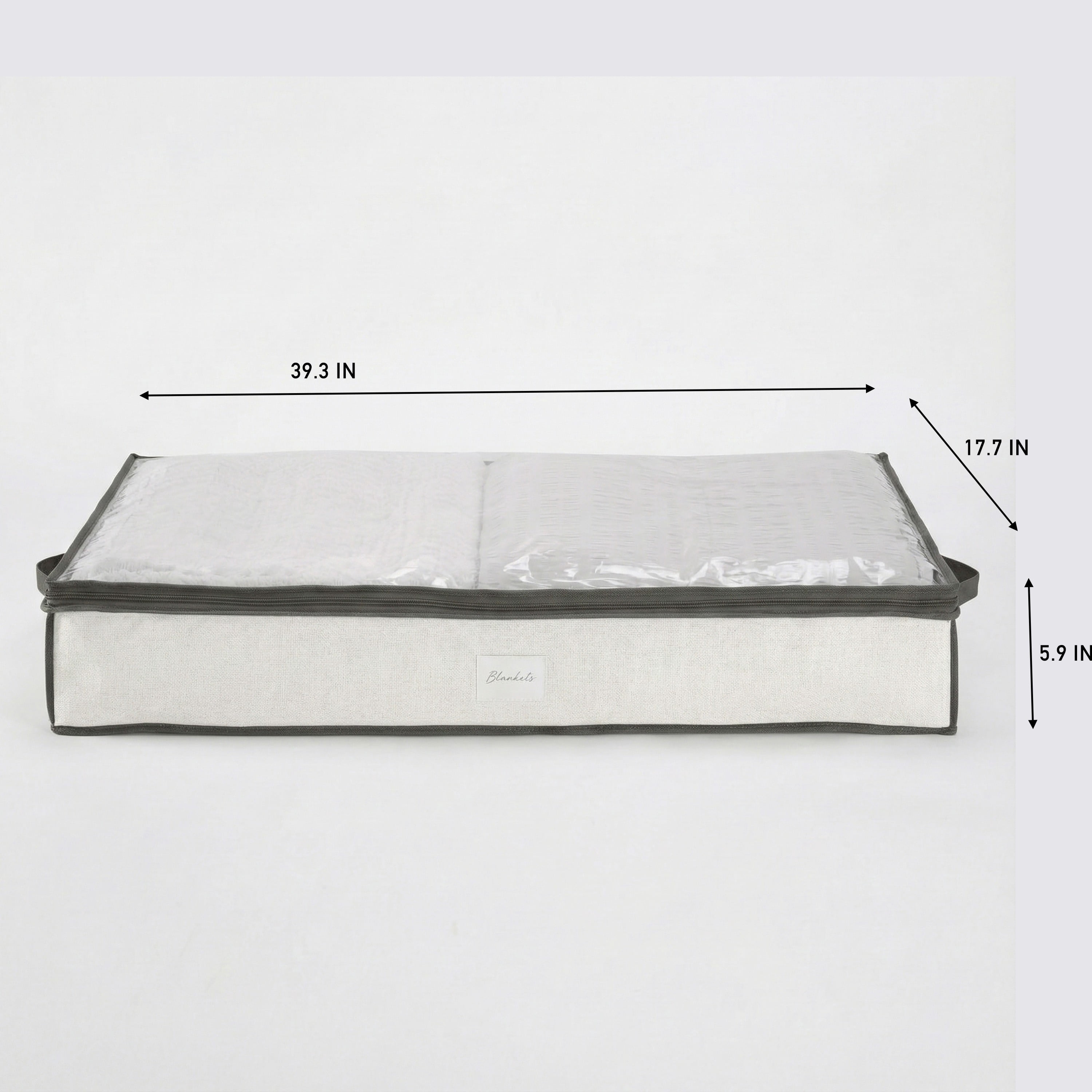 Simplify 2 Pack Under Bed Storage Bags in Cashmere