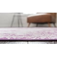 thumbnail image 5 of Unique Loom Indoor Rectangular Distressed Traditional Area Rugs Purple/White, 3' 3 x 5' 3, 5 of 8