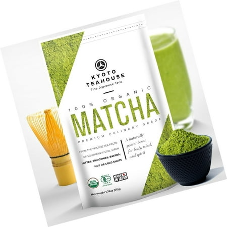 Superior Quality 100% Organic Japanese Matcha Green Tea Powder - USDA & JONA