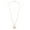 Gold, variant on Mothers Day Mother Daughter Layered Stitching Necklace Gold Tone Heart Pendant Adjustable Choker Jewelry Gift
