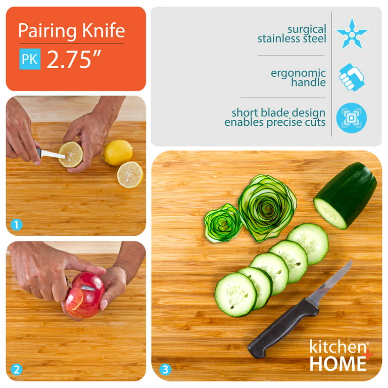 A Knife Set Will Deliver Perfect Slicing, Dicing, Peeling, and Paring