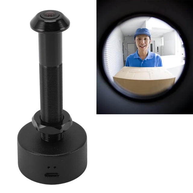 WiFi Door Peephole Camera, HD 1080P WiFi Front Door Viewer Support + Memory Card Storage, 170 Wide Angle Door Eye Hole IP Camera for Tuya APP