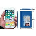 thumbnail image 4 of Credit Card Holder with ID Window RFID Protected Genuine Leather Slim Wallet (LBlue), 4 of 7