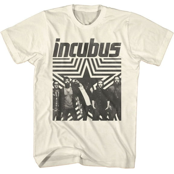 Incubus Star Background Natural Adult T-Shirt 2Xl