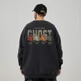 thumbnail image 5 of Nuevas sudaderas con capucha de cuello redondo con gráfico de fantasmas de dibujos animados para hombres, sudaderas de gran tamaño a la moda Harajuku, ropa de calle Y2K, 5 of 5