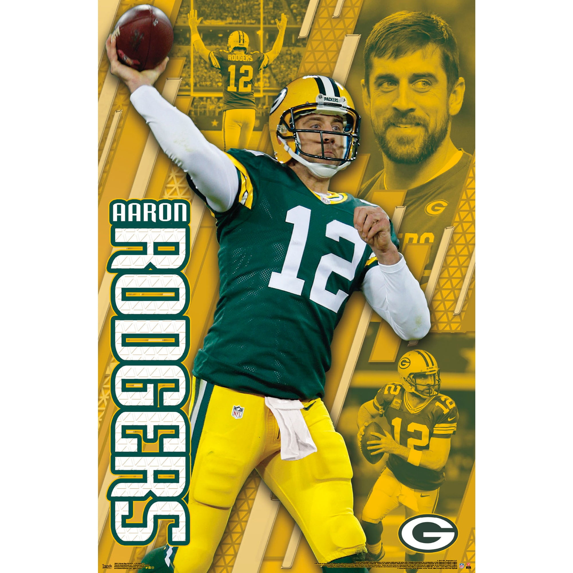 NFL Green Bay Packers - Drip Helmet 20 Wall Poster, 14.725
