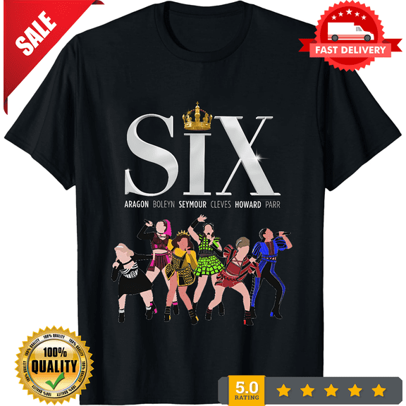Vintage Six Musical T-Shirt Broadway Six Musical Shirt gift fans, NEW INSTOCK-TH77882