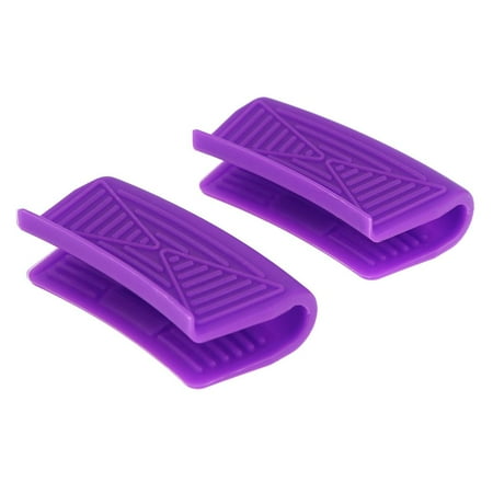 

Tiyuyo Silicone Heat Insulation Mitt Glove Casserole Ear Pan Pot Oven Grip/Purple