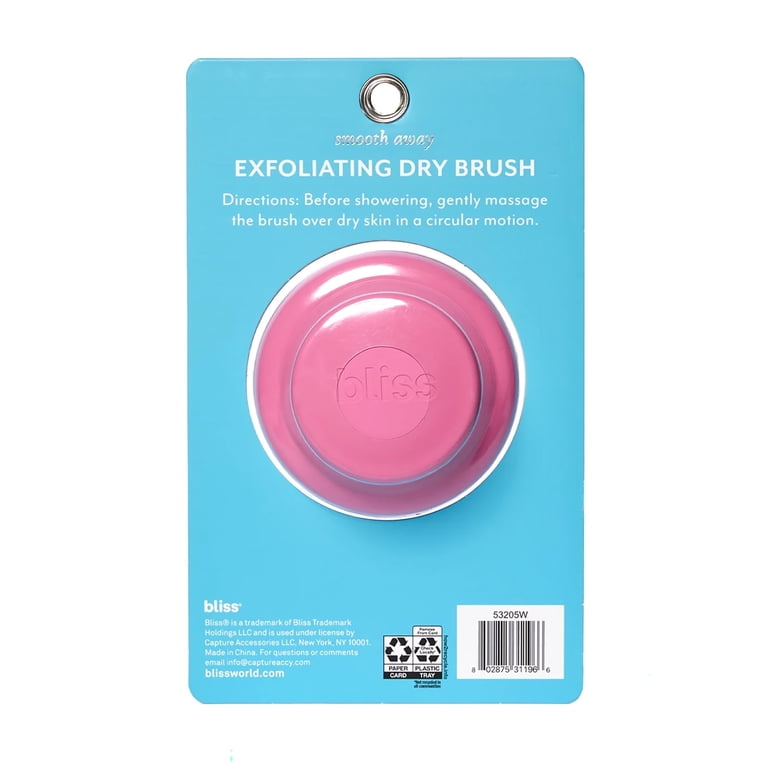 Bliss Smooth Away Exfoliating Dry Brush, Natural Bristles photo 2