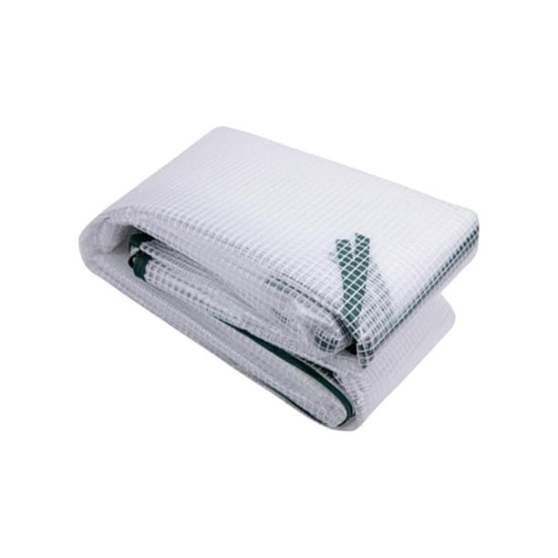 Cubierta de repuesto para invernadero, cubierta para , protector a prueba de viento y lluvia, cubierta para invernadero Cubierta de malla blanca