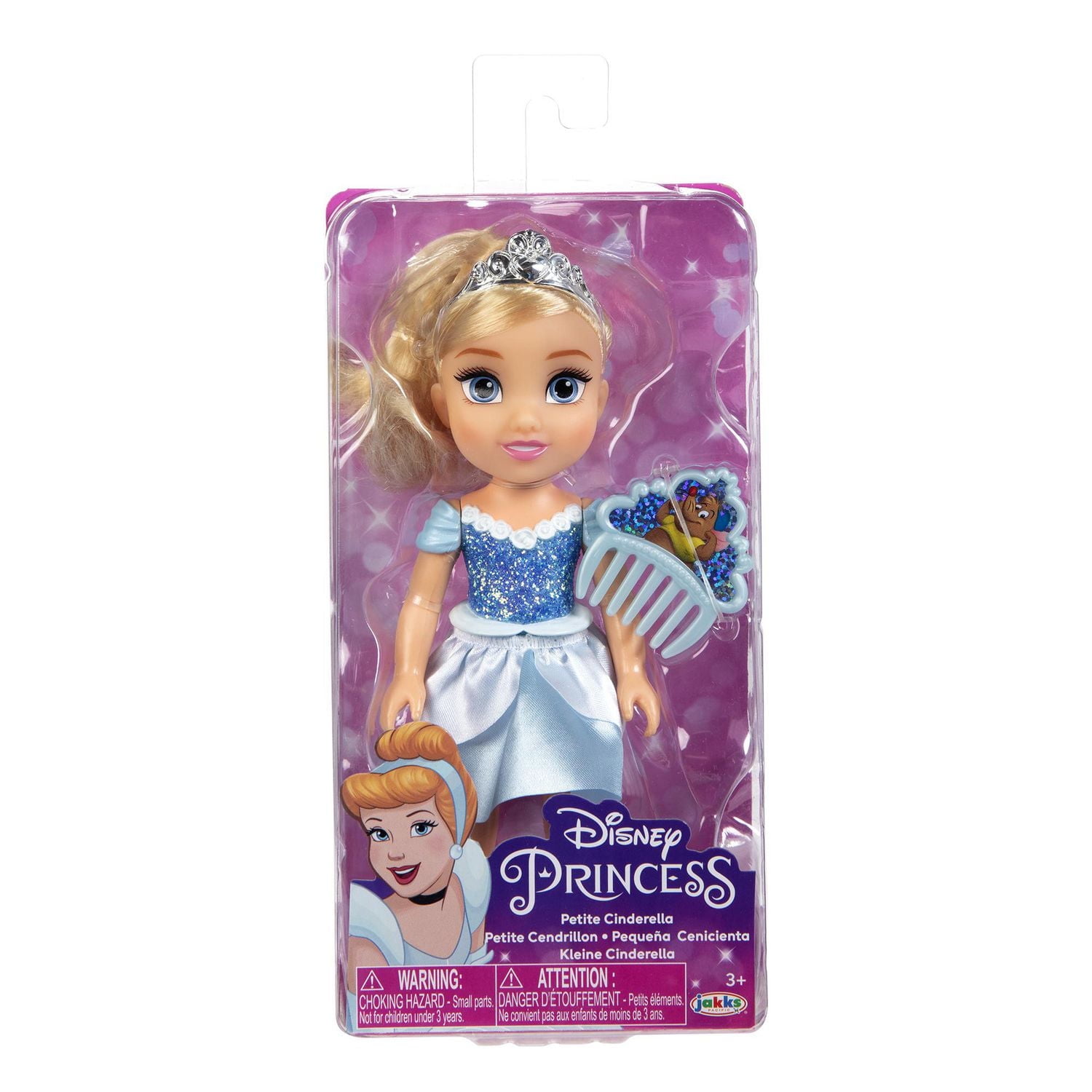 Disney Princess Petite Cinderella Doll with Comb