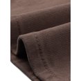 thumbnail image 5 of INSPIRE CHIC Women's High Waist Denim Midi Skirt Stretch Jean Skirt with Back Slit and Pockets Deep Brown L, 5 of 6