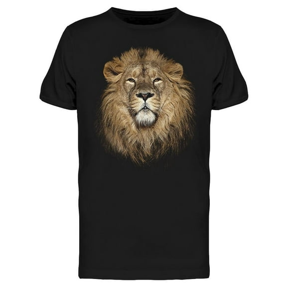 Lion Face, Portrait T-Shirt Men -Image by Shutterstock, Male XX-Large