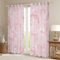 thumbnail image 2 of Manfei Cute Cartoon Bowtie Curtains Pack of 2 (42x84 Each),Ribbon Bow Curtains Blackout,Pink Bowknot Bedroom Curtains For Girls Kids,Microfiber Bedroom Decor, 2 of 6