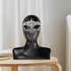 thumbnail image 3 of Cadena de cara de velo Yinane Headwear Rhinestone Plata, 3 of 7