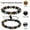 Style 2, variant on Triple Protection Black Obsidian Hematite Tiger Eye Bracelet Bead Healing Bangle-Style 4