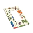 thumbnail image 3 of Flowers Butterflies Print Light Switch Cover Decorative 1 Gang Single Rocker Switch Plate Covers Botanical Insects Wall Plates for Light Plates Switch Covers for Room Home Decor, 3 of 7