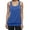 Blue, variant on Women's Racerback Tank Tops Athletic Workout Yoga Fitness Sleeveless Shirts Comfortable Lightweight Breathable Wicking Gym Exercise Apparel