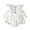 White, variant on SHUNSUI Baby Girls Long Sleeve Tulle Dress Romper Bodysuit Outfit Size 18-24 Months