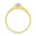 thumbnail image 5 of 10K Yellow Gold Diamond Cluster Ring, 5 of 7