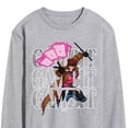 thumbnail image 3 of Marvel X-Men - Gambit Stack - Men's Long Sleeve Graphic T-Shirt, 3 of 5