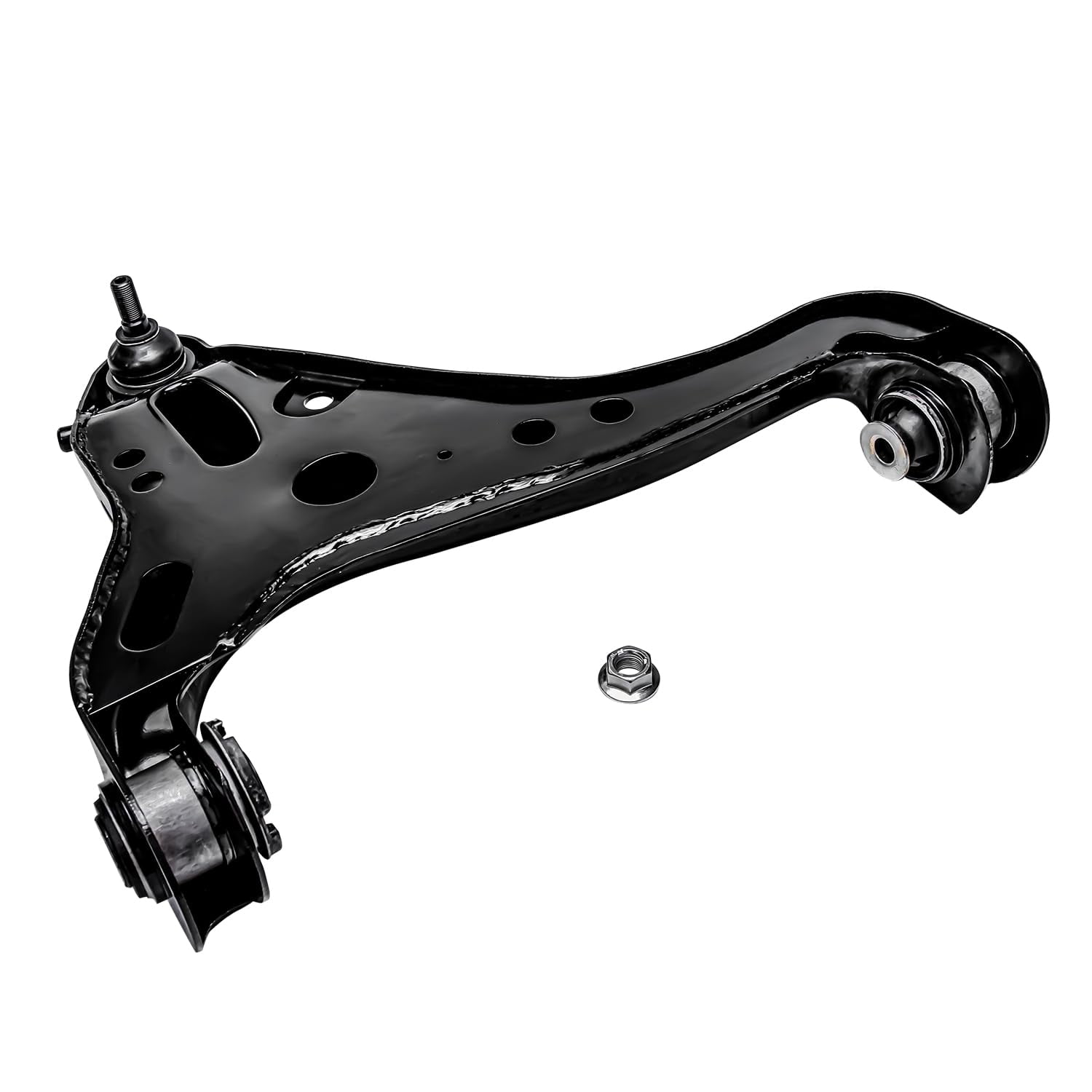 Detroit Axle - Front Left Lower Control Arm w/Ball Joint Replacement for Ford Explorer Mercury Mountaineer Fits select: 2006-2010 FORD EXPLORER XLT, 2007-2010 FORD EXPLORER SPORT TRAC XLT