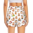 thumbnail image 2 of Lsque Kawaii Shiba Dog Printed Women's Running Shorts with Liner Pockets,Elastic Quick Dry Workout Athletic Gym Yoga Shorts,Womens High Waist Shorts-XX-Large, 2 of 9