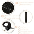thumbnail image 4 of MY-LADY 100% Human Hair Extensions Remy Real Natural Hair Hairpiece Mirco Ring Tubes Hair Thick Micro Loop Extensions Hair for Women 18inch #1B Natural Black, 4 of 8
