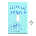 thumbnail image 2 of Relax the Kraken Funny Humor Plastic Wall Decor Toggle Light Switch Plate Cover, 2 of 4