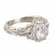 thumbnail image 1 of Anillo de compromiso de boda, exquisito anillo hueco en racimo, elegante anillo en racimo, rendimiento confiable, 1 of 9