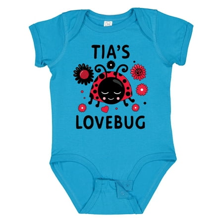 

Inktastic Valentine s Day Tia s Lovebug Gift Baby Boy or Baby Girl Bodysuit