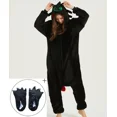thumbnail image 1 of How To Train Your Dragon Toothless Onesie Anime Cosplay Pajamas Hooded Sleepwear, 1 of 7