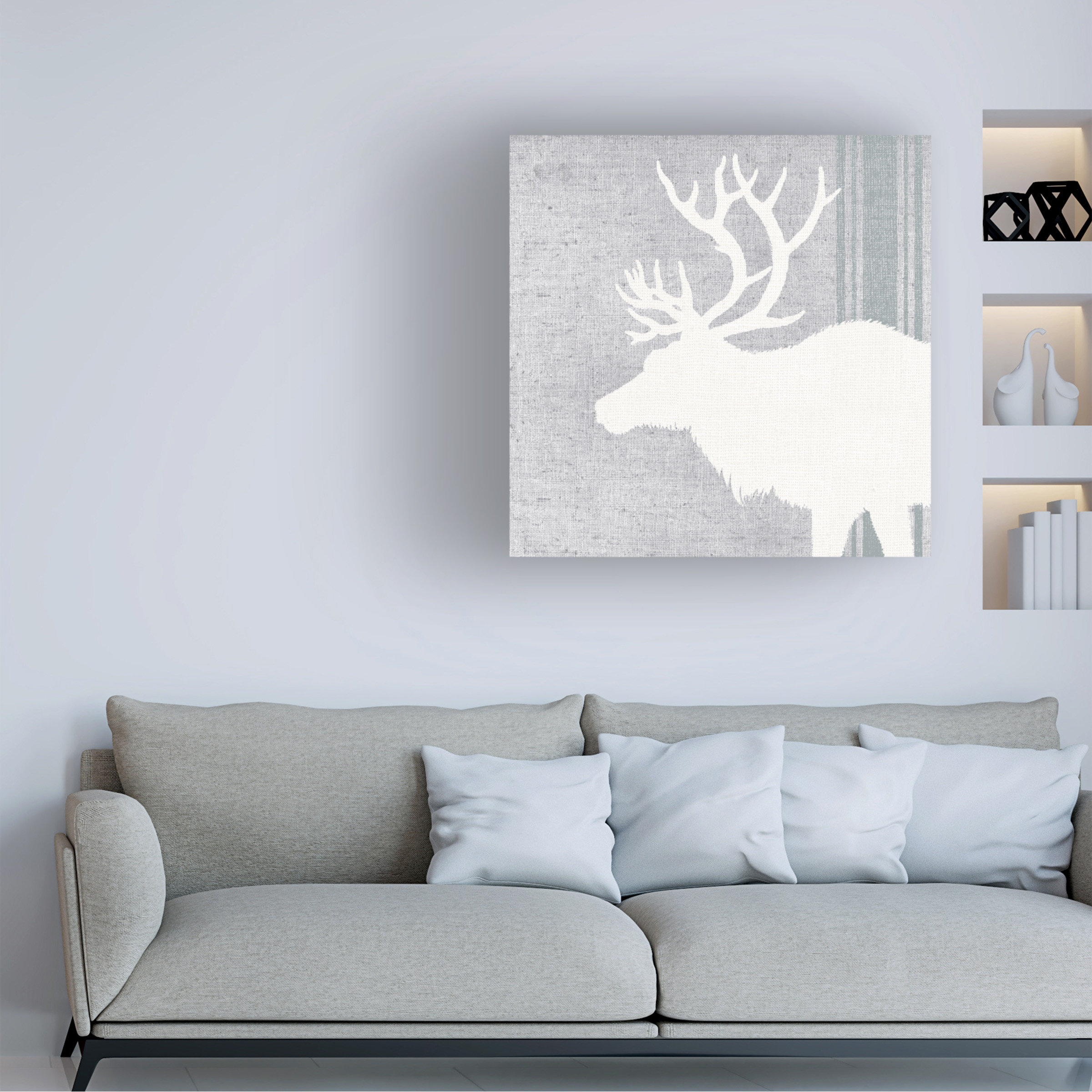 Trademark Fine Art 'Woodland Animal II' Canvas Art by Wild Apple Portfolio