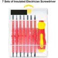 thumbnail image 2 of 7 Pieces Electrician Insulated Screwdriver Set - Strong Electromagnetic Insulated Screwdriver Set - 500v - Multifunction - 14 In 1 Chrome Vanadium All, 2 of 5