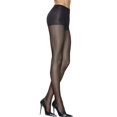 thumbnail image 1 of Hanes Silk Reflections Women`s Lasting Sheer Control Top Pantyhose, CD, Jet, 1 of 4