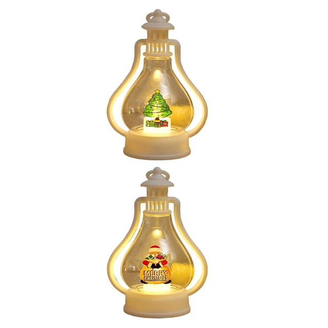2 Faroles de Navidad, , Velas de té para mesa de jardín