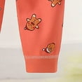 thumbnail image 5 of TOWED22 2 Piece Infant Toddler Winter Outfits Set Long Sleeve Print Pattern Pullover Top Round Neck Elastic Waist Sweatpants Warm Clothes(Watermelon Red,5-6 Y), 5 of 6