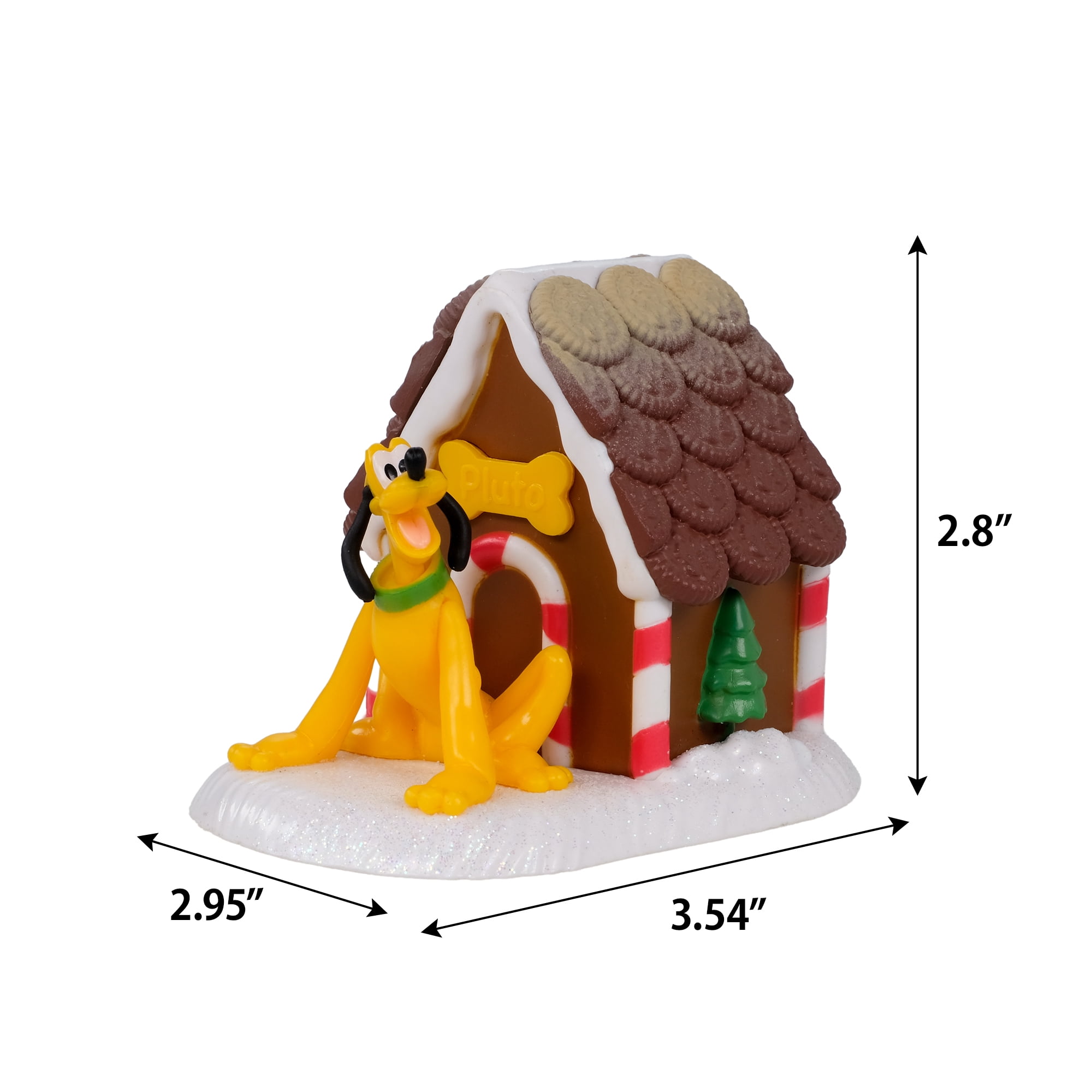 Disney Pluto Gingerbread Doghouse Village Piece