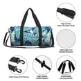 thumbnail image 6 of Disketp 45l Foldable Duffel Bag,Water-Resistant Sports Gym Bag,Portable Weekender Bag Lightweight For Travel,Fitness And Camping-Flying Swallows, 6 of 8