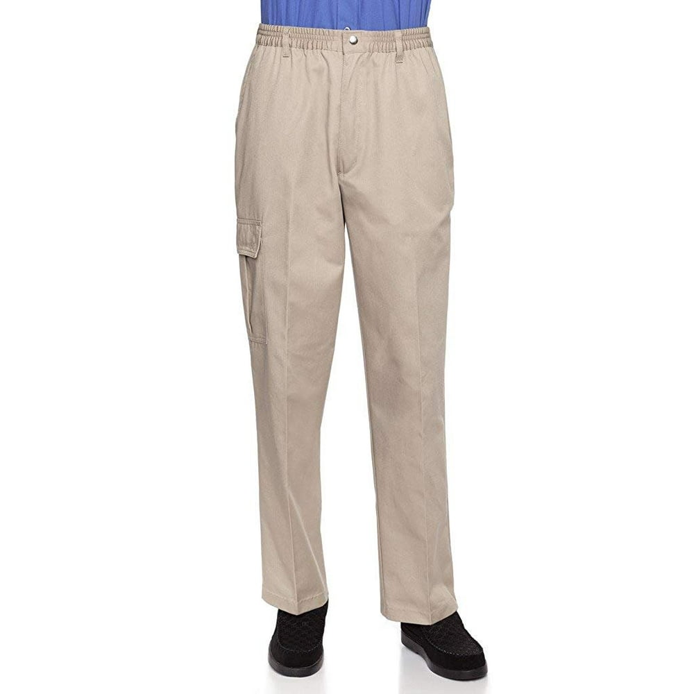 men elastic waist pants