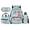 Cute Pink Horse, variant on Yspwyqan 4Pcs Kids Backpack Set, Cherry Blossom Floral Axolotl School Bag for Girls Large Capacity Lightweight Girls Backpack Set with Lunch Bag Pencil Case Water Bottle Bag, 17 Inch