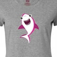 thumbnail image 4 of Inktastic Cute Shark, Little Shark, Pink Shark, Sea Animal Women's T-Shirt, 4 of 5